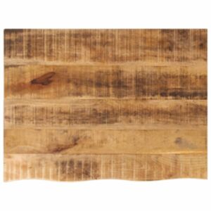 Pood24 lauaplaat 70x60x2,5 cm Live Edge täispuidust töötlemata mango