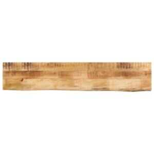 Pood24 lauaplaat, 140x20x3,8 cm, naturaalsete servadega, mangopuit