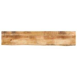 Pood24 lauaplaat, 160x20x3,8 cm, naturaalsete servadega, mangopuit