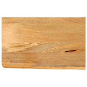Pood24 lauaplaat, naturaalse servaga, 60x20x2,5 cm, mangopuit