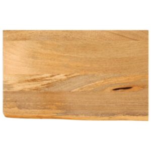 Pood24 lauaplaat, naturaalse servaga, 60x30x2,5 cm, mangopuit