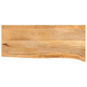 Pood24 lauaplaat, naturaalse servaga, 70x30x2,5 cm, mangopuit