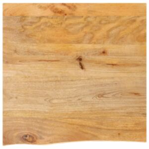 Pood24 lauaplaat, naturaalse servaga, 80 x 80 x 2,5 cm, mangopuit