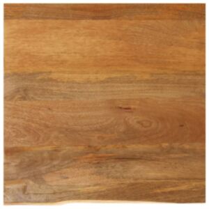 Pood24 lauaplaat, naturaalse servaga, 60x60x2,5 cm, mangopuit