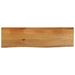 Pood24 lauaplaat, naturaalse servaga, 110x20x3,8 cm, mangopuit