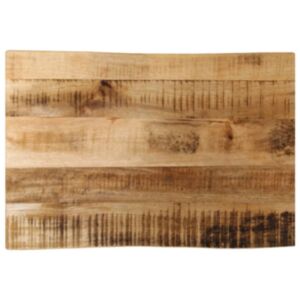 Pood24 lauaplaat naturaalse servaga 50x40x2,5 cm töötlemata mangopuit