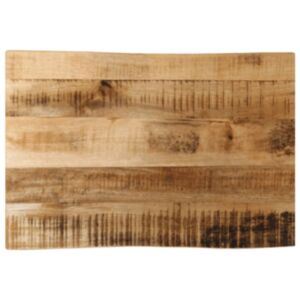 Pood24 lauaplaat naturaalse servaga 70x40x2,5 cm töötlemata mangopuit
