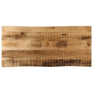 Pood24 lauaplaat naturaalse servaga 80x40x2,5 cm töötlemata mangopuit