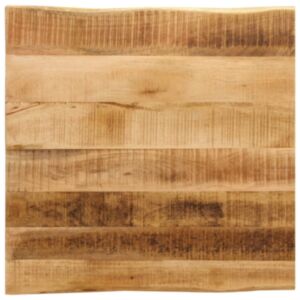 Pood24 lauaplaat naturaalse servaga 40x40x3,8 cm töötlemata mangopuit