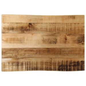 Pood24 lauaplaat naturaalse servaga 50x40x3,8 cm töötlemata mangopuit