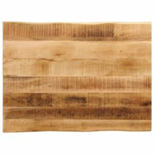 Pood24 lauaplaat naturaalse servaga 90x60x3,8 cm töötlemata mangopuit