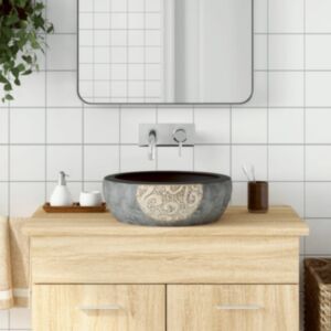 Pood24 valamu tööpinnale, must ja pruun, ümar, Φ41x14, keraamiline