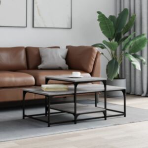 Pood24 kohvilaud, hall Sonoma tamm, 102 x 60 x 45 cm, tehispuit