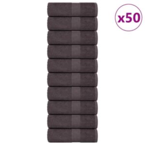 Pood24 pesulapid 50 tk, antratsiithall, 15x21cm, 360 gsm, 100% puuvill