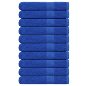 Pood24 rätikud 10 tk, sinine, 100x200 cm, 360 gsm, 100% puuvill