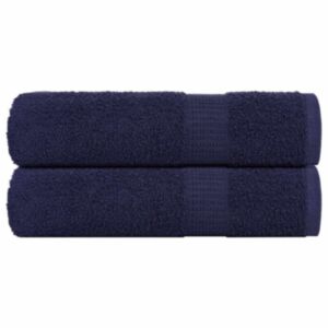 Pood24 saunalinad 2 tk, tumesinine, 100x150 cm, 360 gsm, 100% puuvill