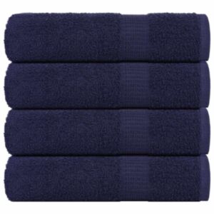 Pood24 saunalinad 4 tk, tumesinine, 100x150 cm, 360 gsm, 100% puuvill