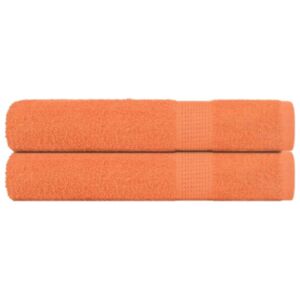Pood24 saunarätikud 2 tk, oranž, 80x200 cm, 360 gsm, 100% puuvill