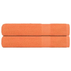 Pood24 rätikud 2 tk, oranž, 100x200 cm, 360 gsm, 100% puuvill