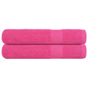 Pood24 rätikud 2 tk, roosa, 100x200 cm, 360 gsm, 100% puuvill