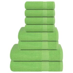 Pood24 8-osaline rätikute komplekt, roheline, 360 gsm 100% puuvill