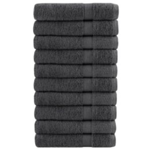 Pood24 saunalina 10 tk, antratsiit, 80 x 200 cm, 600 gsm, 100% puuvill