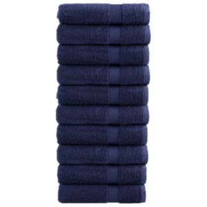 Pood24 saunalina 10 tk, tumesinine, 70x140 cm, 600 gsm, 100% puuvill