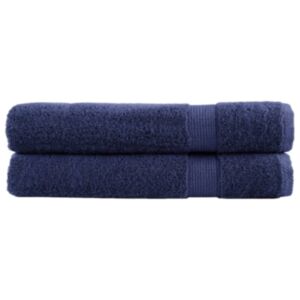 Pood24 saunalina 2 tk, tumesinine, 80 x 200 cm, 600 gsm, 100% puuvill