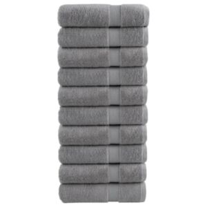Pood24 saunalina 10 tk, hall, 100 x 150 cm, 600 gsm, 100% puuvill