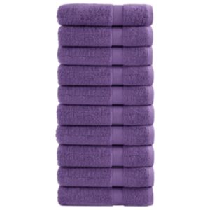 Pood24 saunalina 10 tk, lilla, 70x140 cm, 600 gsm, 100% puuvill