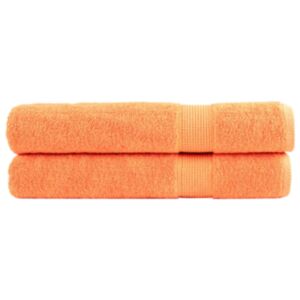 Pood24 saunalina 2 tk, oranž, 80x200 cm, 600 gsm, 100% puuvill