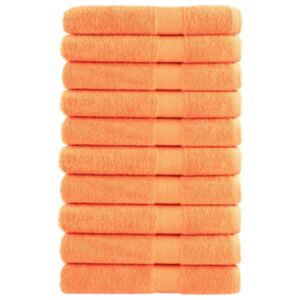 Pood24 saunalina 10 tk, oranž, 80x200 cm, 600 gsm, 100% puuvill