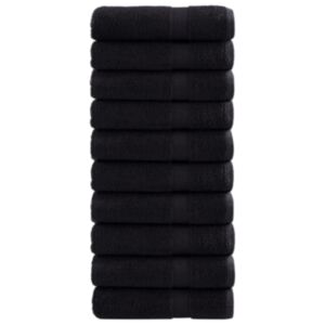 Pood24 saunalina 10 tk, must, 70x140 cm, 600 gsm, 100% puuvill