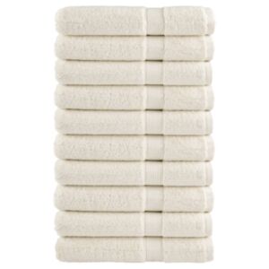 Pood24 saunalina 10 tk, kreemjas, 80x200 cm, 600 gsm, 100% puuvill