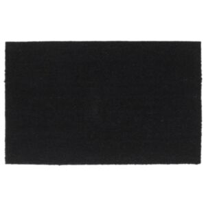Pood24 uksematt, must, 50x80 cm, flokeeritud kookoskiud
