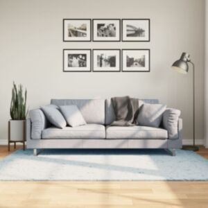 Pood24 vaip HUARTE, lühikese narmaga, pestav, sinine, 140x200 cm
