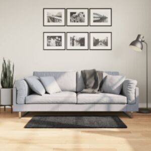 Pood24 kõrge narmaga Shaggy vaip, antratsiithall, 60 x 110 cm