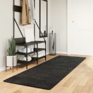 Pood24 kõrge narmaga Shaggy vaip, antratsiithall, 80x250 cm