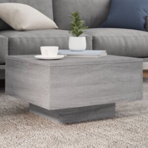 Pood24 kohvilaud, hall Sonoma tamm, 55 x 55 x 31 cm, tehispuit