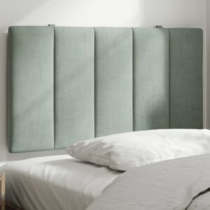 Pood24 voodipeatsi padi, helehall, 90 cm, samet