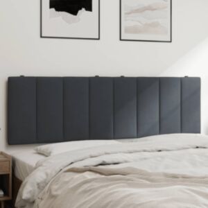 Pood24 voodipeatsi padi, tumehall, 160 cm, samet
