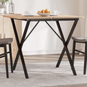 Pood24 söögilaua jalad, X-raam, 70 x 70 x 73 cm, malm