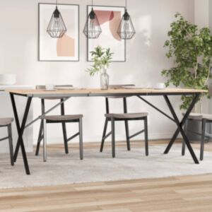 Pood24 söögilaua jalad, X-raam, 160 x 80 x 73 cm, malm