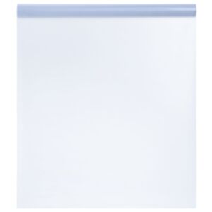 Pood24 staatiline aknakile, jäätunud, läbipaistev hall, 45x500 cm, PVC