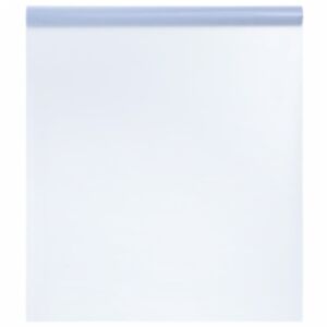 Pood24 staatiline aknakile, jäätunud, läbipaistev hall, 45x2000 cm PVC
