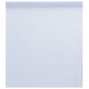 Pood24 staatiline aknakile, jäätunud, läbipaistev valge, 45x1000cm PVC