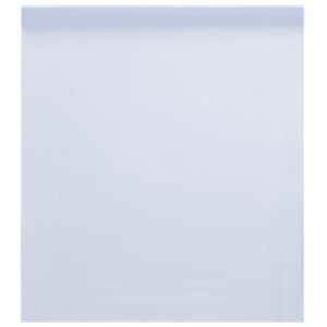 Pood24 staatiline aknakile, jäätunud, läbipaistev valge, 45x2000cm PVC
