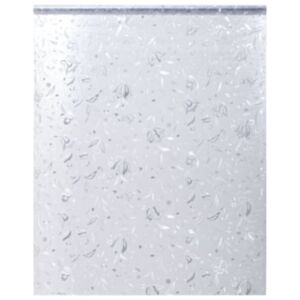 Pood24 aknakile, jäätunud, lilledega muster, 45x500 cm, PVC