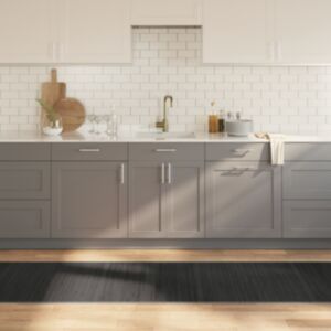 Pood24 vaip, ristkülikukujuline, hall, 70 x 1000 cm, bambus