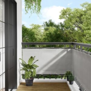 Pood24 rõdusirm, helehall, 75x400 cm, 100% polüester oxford